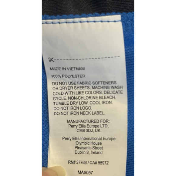 Callaway Women's Color Block Blue Sea Star Collar Golf Polo Opti-Dri Size L NWT - Picture 11 of 12